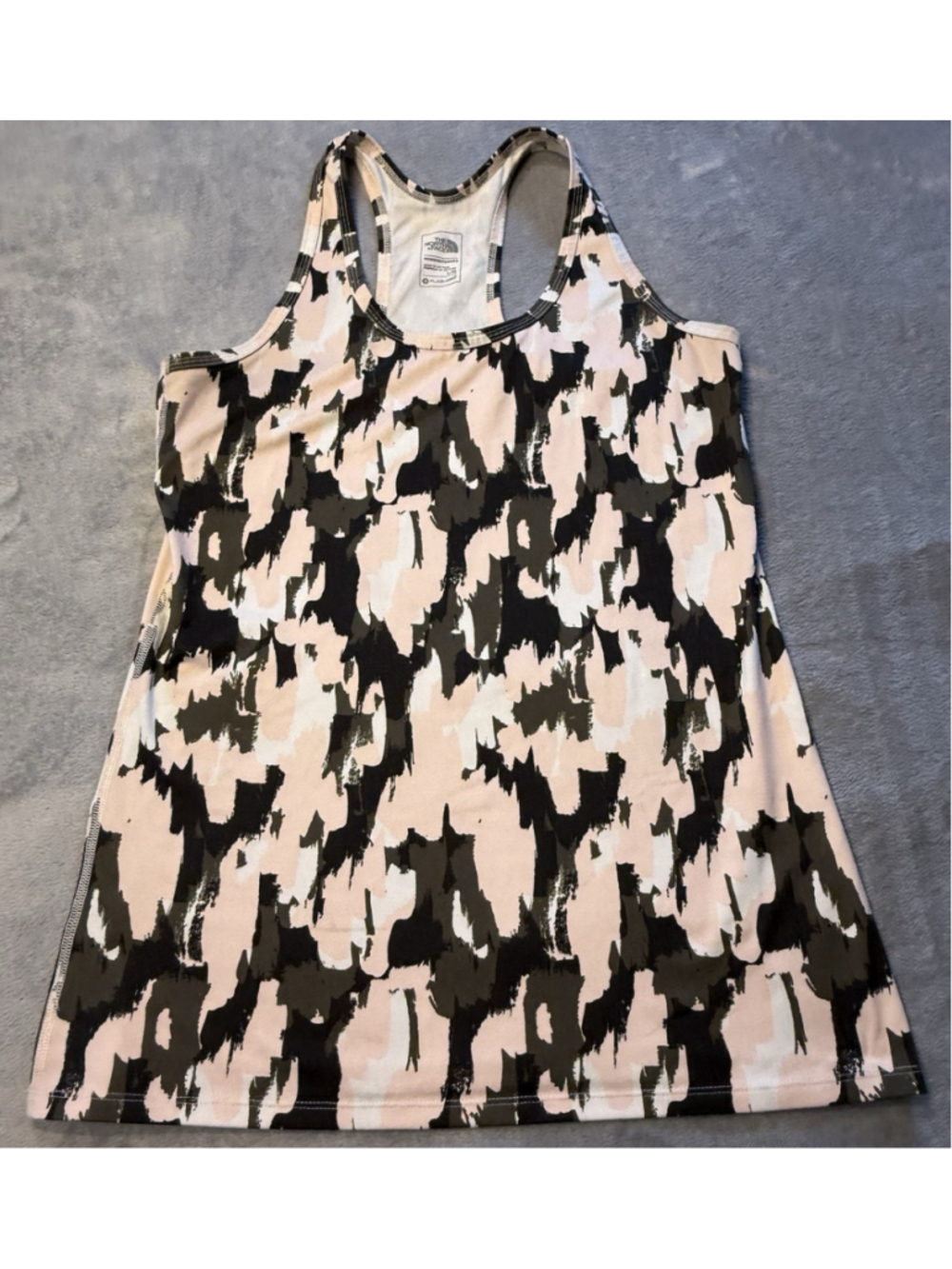 The North Face Camo Tank Top Women’s Size XL Graphic Logo Camouflage